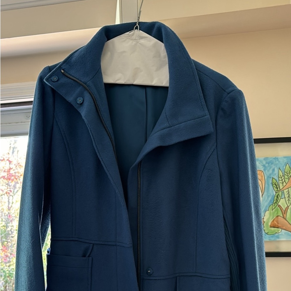 Ann Taylor size 2 blue coat